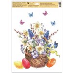 Anděl Přerov Okenní fólie kytice s kuřátky 30 x 42 cm – Hledejceny.cz
