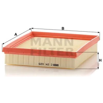 MANN FILTER Vzduchový filtr C 24 025 – Hledejceny.cz