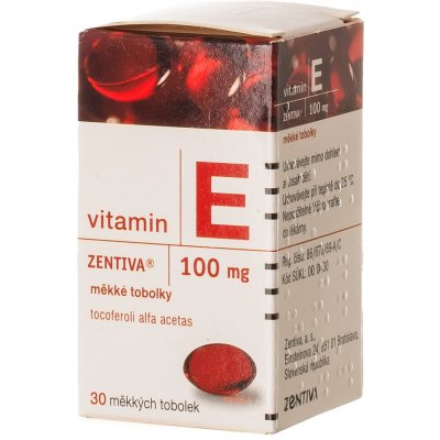 VITAMIN E ZENTIVA POR 100MG CPS MOL 30 – Hledejceny.cz