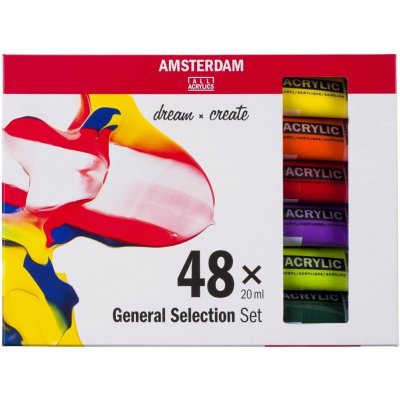 Sada akrylových barev Amsterdam Standard Series 36 x 20 ml – Sleviste.cz