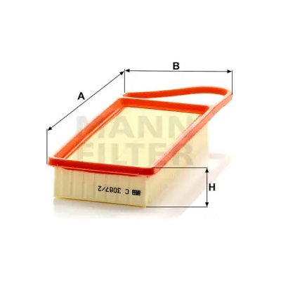 MANN FILTER Vzduchový filtr C 3087/2 – Hledejceny.cz