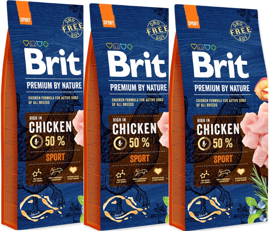 Brit Premium by Nature Sport 3 x 15 kg