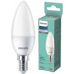 Philips žárovka LED svíčka, 5W, E14, studená bílá – Hledejceny.cz
