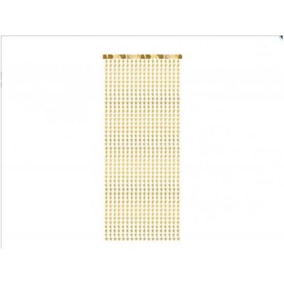 Lesklý závěs “HVĚZDY ZLATÝ 100x245 cm – Zboží Dáma