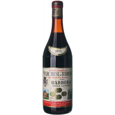 Marchesi di Barolo Barbera delle Langhe suché červené 1973 0,75 l (holá láhev) – Hledejceny.cz