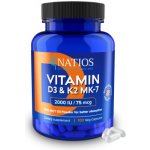 Natios Vitamín D3 + K2 (MenaQ7 MK-7) 2000 IU + 75 mcg 100 kapslí – Zbozi.Blesk.cz