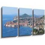 Obraz 3D třídílný - 90 x 50 cm - Dubrovnik Panorama crouch travel – Hledejceny.cz