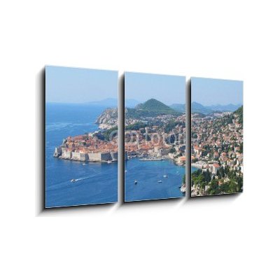 Obraz 3D třídílný - 90 x 50 cm - Dubrovnik Panorama crouch travel – Hledejceny.cz