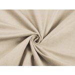 Potahová látka/imitace broušené kůže Alcantara ALC-007 Krémově béžová - šířka 145 cm – Zboží Mobilmania