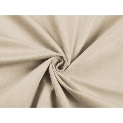 Potahová látka/imitace broušené kůže Alcantara ALC-007 Krémově béžová - šířka 145 cm – Zboží Mobilmania