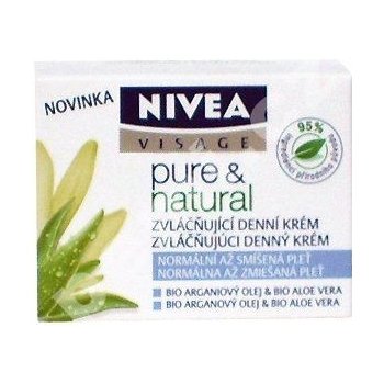 Nivea Pure & Natural denní krém zvláčňující 50 ml