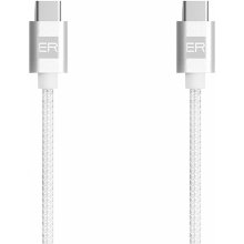 ER POWER ERPWCC5AP200-WH USB-C/USB-C 5A (100W), 2m, bílý