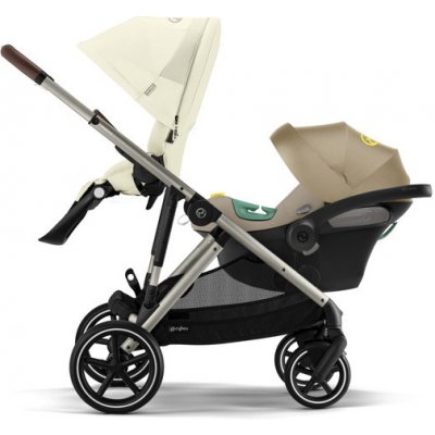 Cybex Gazelle S Rám Taupe + Cybex Aton S2 i-Size Autosedačka 0-13kg Seashell Beige + Adaptéry 2023 – Hledejceny.cz