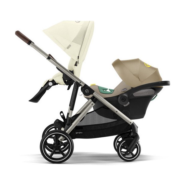 Kočárek Cybex Gazelle S Rám Taupe + Cybex Aton S2 i-Size Autosedačka 0-13kg Seashell Beige + Adaptéry 2023