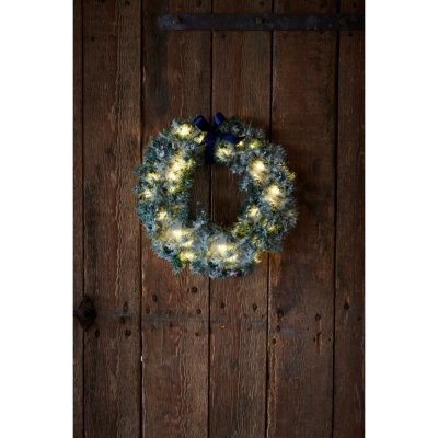 Sirius Vánoční svítící věnec Snowy 45 cm – Zboží Dáma