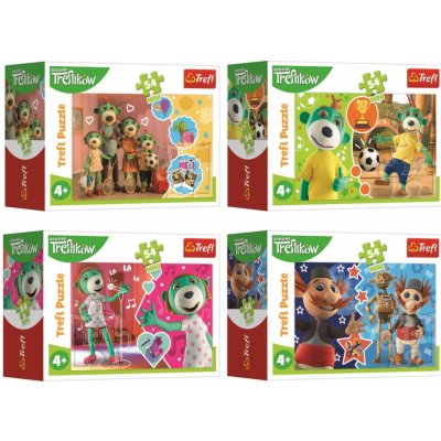 Trefl Mini Veselý svět Treflíků Rodina a tenis 54 dílků – Zbozi.Blesk.cz