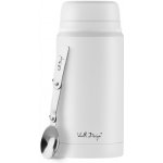 Vialli Design Fuori termoska na jídlo + lžíce 750 ml bílá – Zboží Mobilmania
