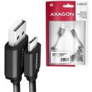 Axagon BUCM-AM20TB TWISTER USB-C - USB-A, 1,1m, černý