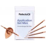 RefectoCil Application Sticks Mini dámská sada aplikační tyčinka 5 ks + malá kosmetická mistička 5 ks – Zboží Mobilmania
