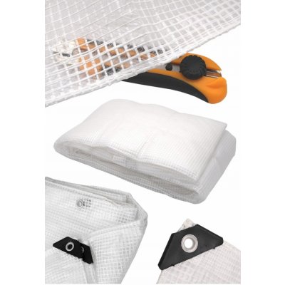 Bradas PLC1004/6 plachta zakrývací s oky 4 x 6 m 100 g/m² – Zboží Dáma