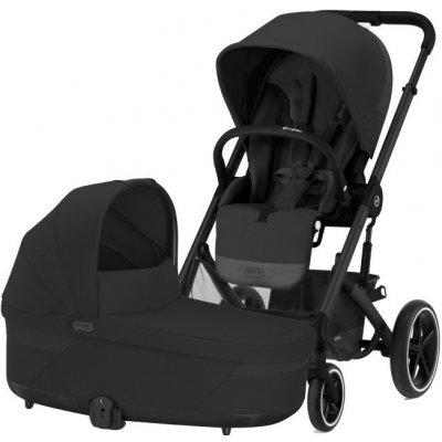 CYBEX Balios S Lux + Cot S Lux 2024 Moon Black Black Frame – Hledejceny.cz