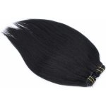 Deluxe clip in sada 50cm černá – Zboží Dáma