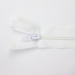 Spirálový zip dělitelný 20 cm bílý – Zboží Mobilmania
