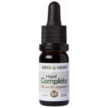 Medihemp CBD olej 2,5% complete 500 mg 10 ml