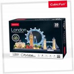 CubicFun 3D puzzle svítící Londýn 186 ks – Zboží Dáma