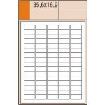 Rayfilm R0100.3501A samolepící 35,6x16,9mm bílé 100 listů – Zboží Dáma