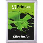 Print.cz Klip rám A4 s ostrými rohy s tiskem – Zboží Dáma
