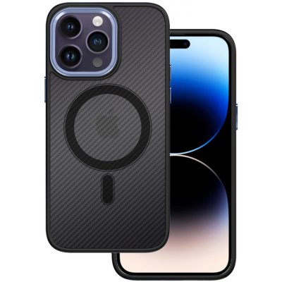 Tel Protect Magnetic Carbon Case Iphone 13 černé- fialové