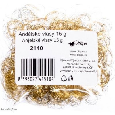 Andělské vlasy 15g zlatá stříbrná měděná – Hledejceny.cz