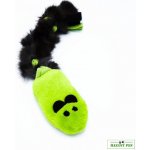 Pískací potvůrky plyšová pro psy myš s králičí kožešinou – Zboží Dáma