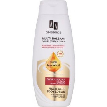 AA Cosmetics Oil Essence Argan&Baobab vyživující a hydratační balzám pro suchou a podrážděnou pokožku Acacia Flower 400 ml