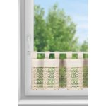 Takoy Záclonka MADDELINE z bavlny zdobená ažurovým vzorem 150 x 35 cm-HF-464368 | 150 x 35 cm – Zboží Mobilmania