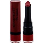 Bourjois Paris Rouge Velvet The Lipstick matná rtěnka 12 Brunette 2,4 g – Zboží Mobilmania