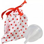 LadyCup menstruační kalíšek transparent L – Zboží Dáma