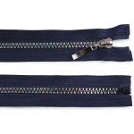 Kostěný zip duhový šíře 5 mm, délka 50 cm - modrý – Hledejceny.cz