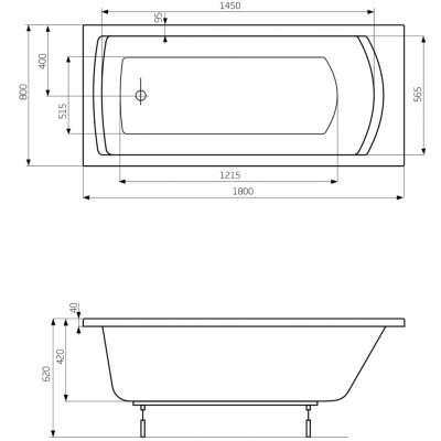 Roca Linea 180 x 80 cm A24T058000 – Hledejceny.cz