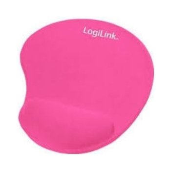 LOGILINK - Gelová podložka pod myš - ergonomická / růžová (ID0027P)