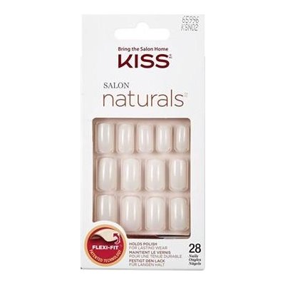 KISS Přírodní nehty vhodné pro lakování 65996 Salon Naturals Nails 28 ks
