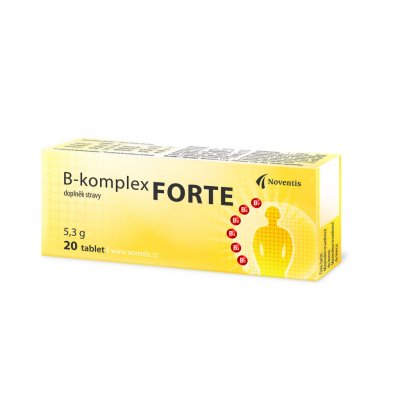 Noventis B-komplex Forte 20 tablet – Zboží Mobilmania
