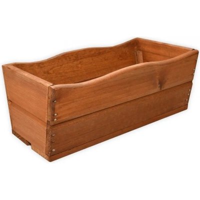 Tradgard Dřevěný květináč truhlík na květiny 44 cm hnědý – Hledejceny.cz