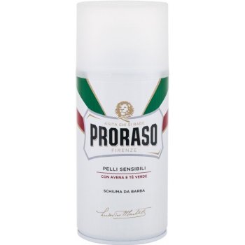 Proraso White Pre-Shave Cream krém pro snadnější oholení s mentolem, eukalyptem a glycerinem 100 ml