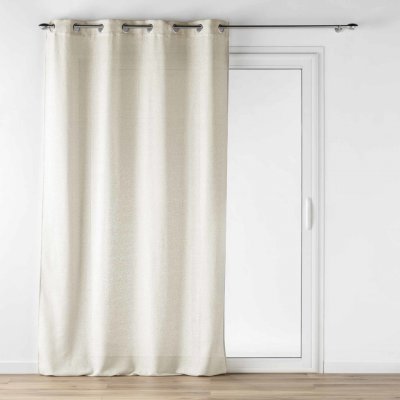 Douceur d'intérieur Béžová záclona s efektem lnu, LUOLINE, 140 x 240 cm béžová – Hledejceny.cz