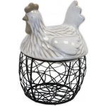 Slepice dóza porcelán/kov 18,4cm – Hledejceny.cz