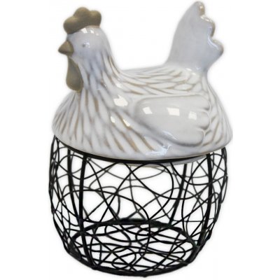Slepice dóza porcelán/kov 18,4cm – Hledejceny.cz