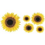 Crearreda Samolepicí dekorace WA M Sunflower 54106 Slunečnice 2 archy 31x31 cm – Zboží Dáma