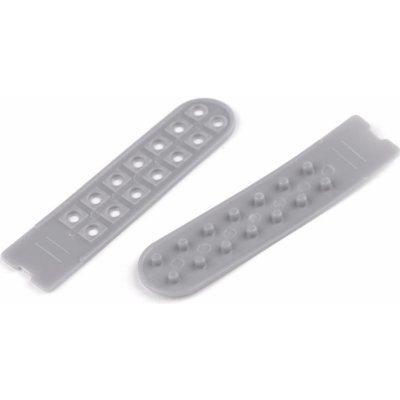 Zapínání / zkracovač na kšiltovky šíře 20 mm - šedá světlá (5 pár) – Sleviste.cz